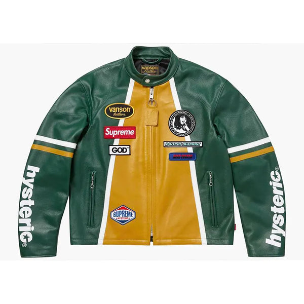 Supreme × Hysteric Glamour × Vanson Leather Jacket – Limited Edition Streetwear