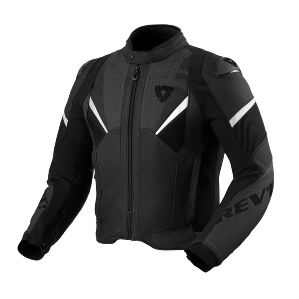 REV'IT! Automate Leather Jacket - Black