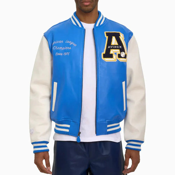 Avirex Baseball Varsity Jacket - Rare Leather