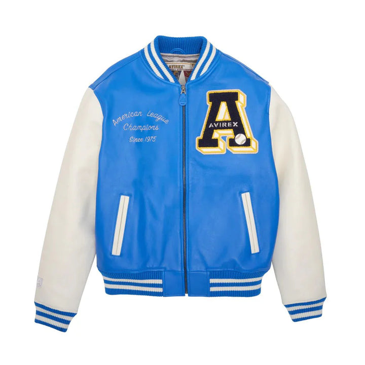 Avirex Baseball Varsity Jacket - Rare Leather