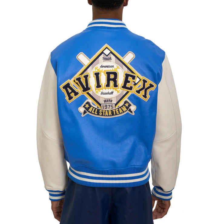 Avirex Baseball Varsity Jacket - Rare Leather