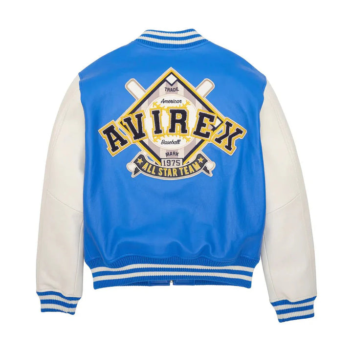 Avirex Baseball Varsity Jacket - Rare Leather