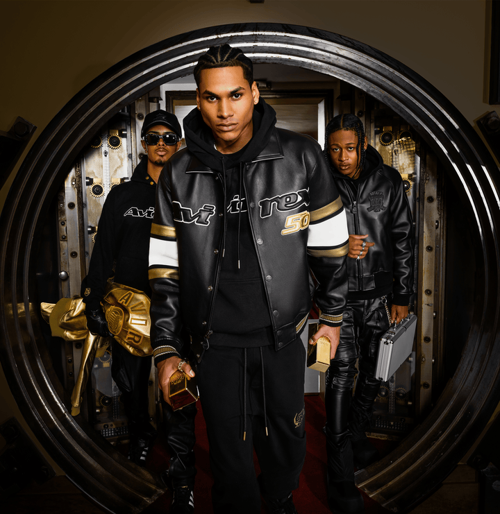 Avirex Black Icon Jacket - Rare Leather