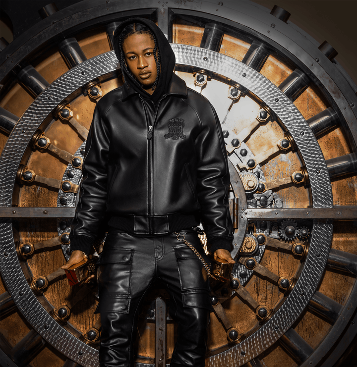 Avirex Black Icon Jacket - Rare Leather