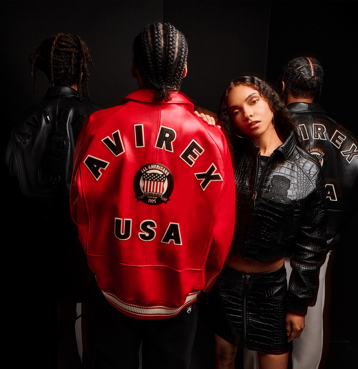 Avirex Red Icon Jacket - Rare Leather