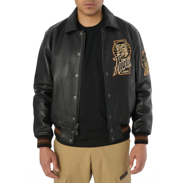 Avirex Twin Dragon Leather Jacket - Rare Leather