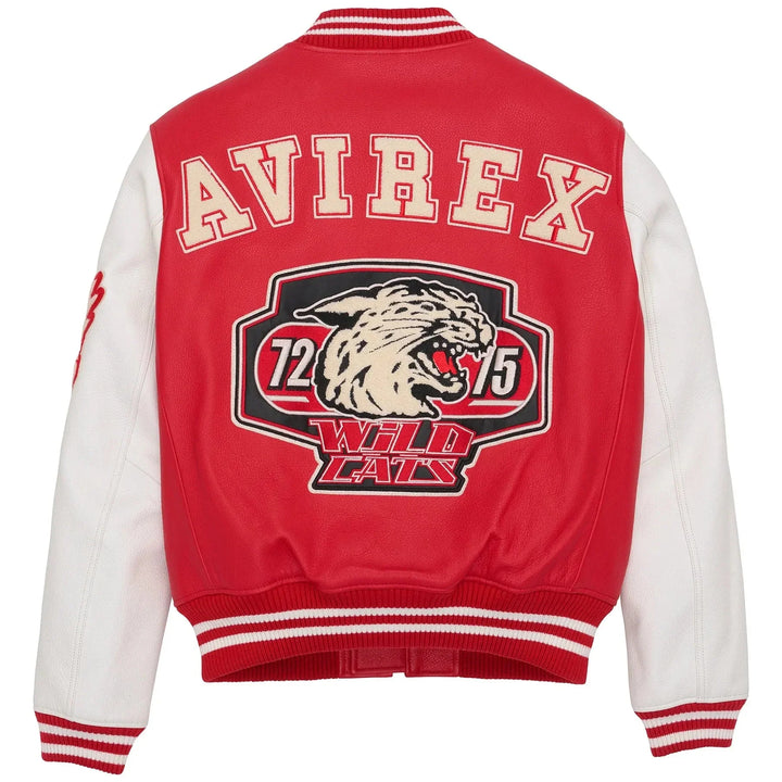 Avirex Wildcat Varsity Jacket - Rare Leather