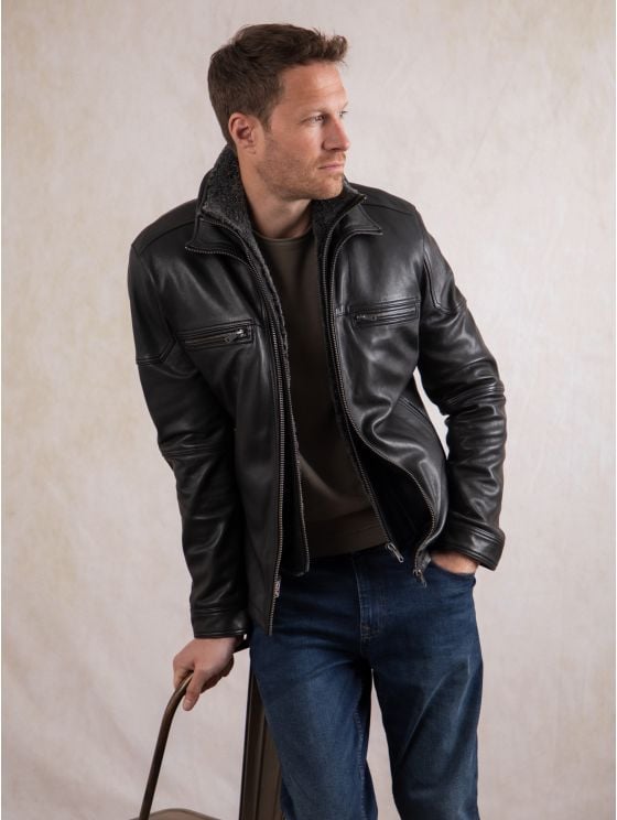 Gosforth Leather Coat