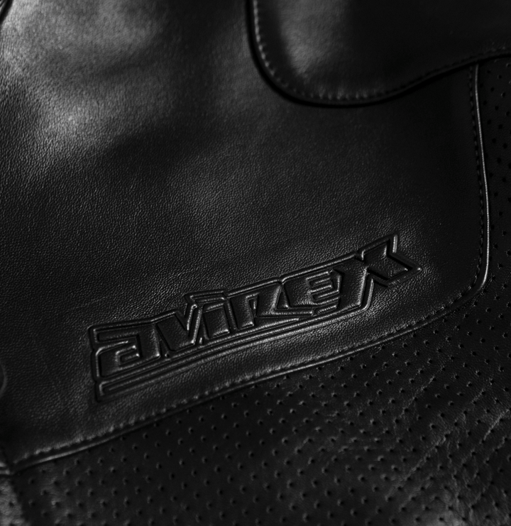 BLACK - OUT RACING JACKET - Rare Leather