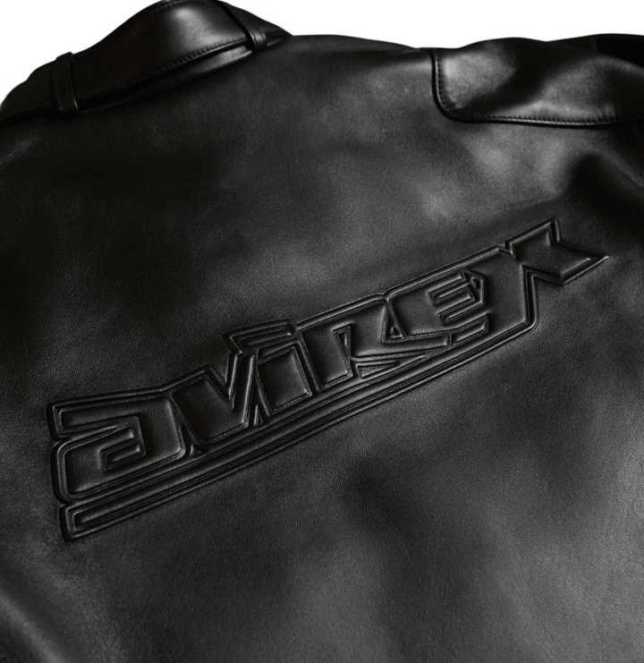 BLACK - OUT RACING JACKET - Rare Leather