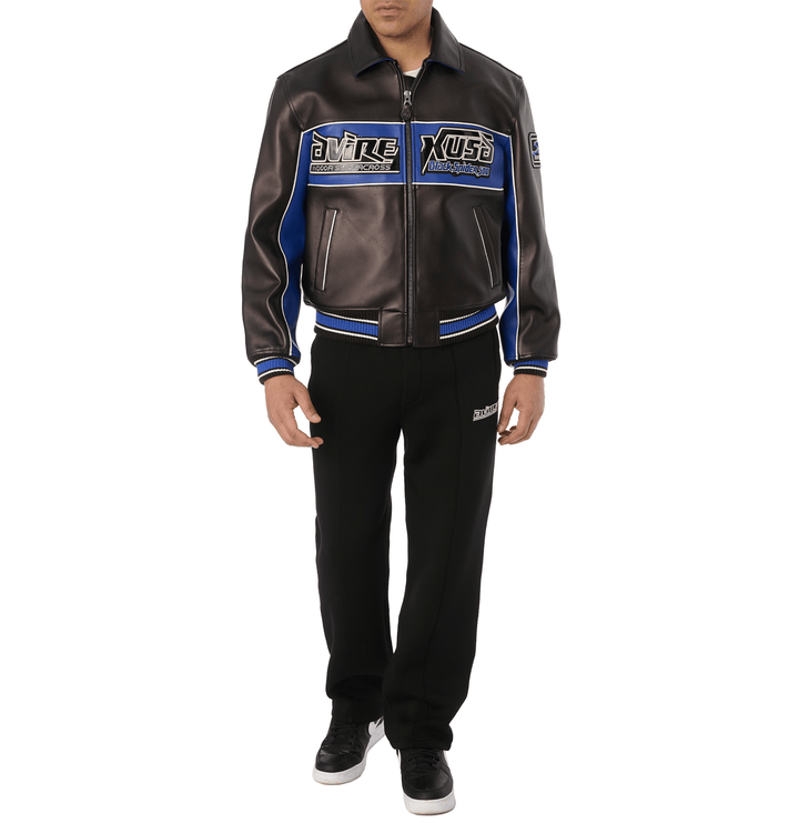 BLACK SPIDER RACER JACKET - Rare Leather