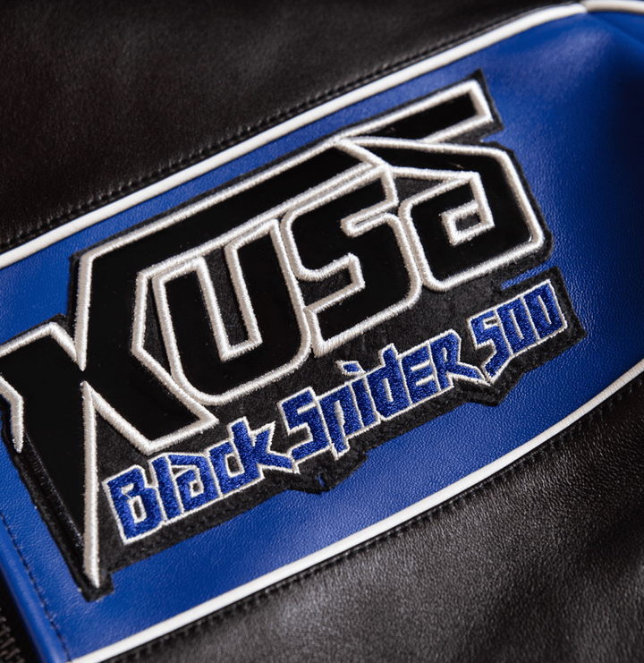 BLACK SPIDER RACER JACKET - Rare Leather