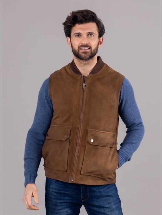Thore Suede Gilet