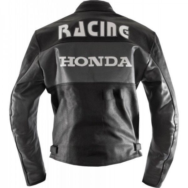 Honda Motorbike Real Cowhide Leather Jacket - Rare Leather
