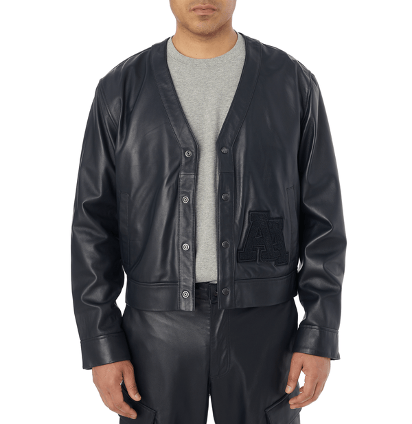 LEATHER CARDIGAN - Rare Leather