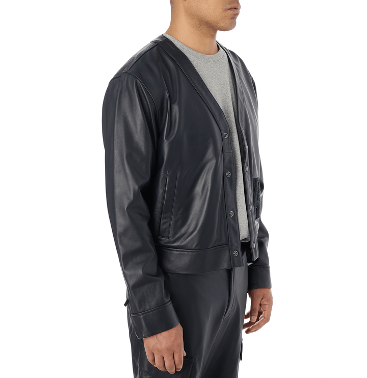 LEATHER CARDIGAN - Rare Leather