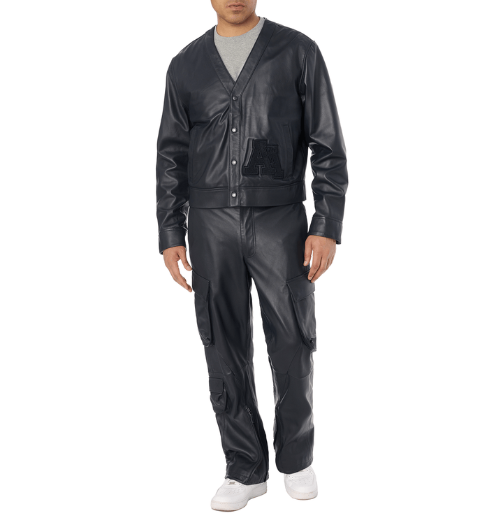LEATHER CARDIGAN - Rare Leather