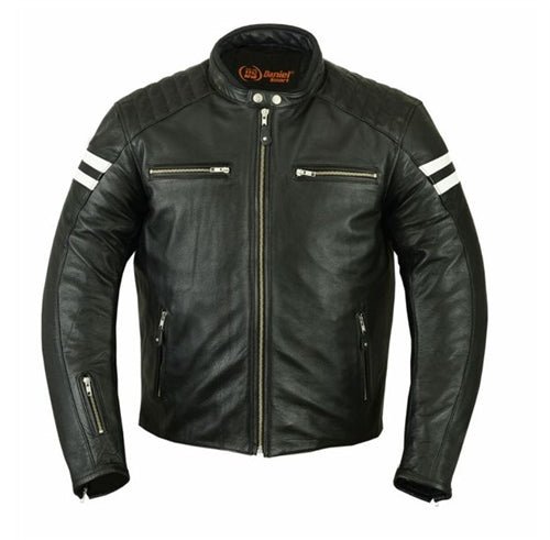 Retro Mens Leather Racer Jackets - Rare Leather
