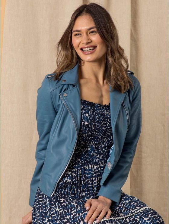 Esthwaite Leather Biker Jacket