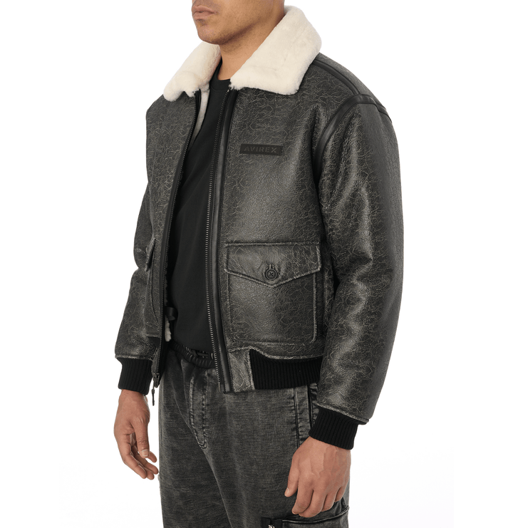SHEARLING B - 3 JACKET - Rare Leather