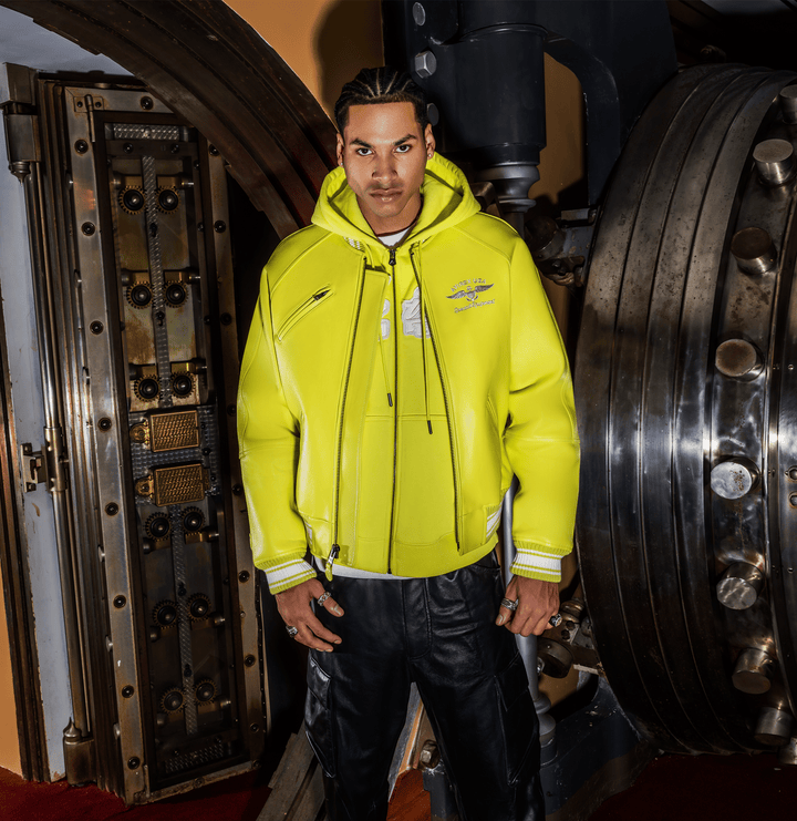 STADIUM JACKET - Rare Leather