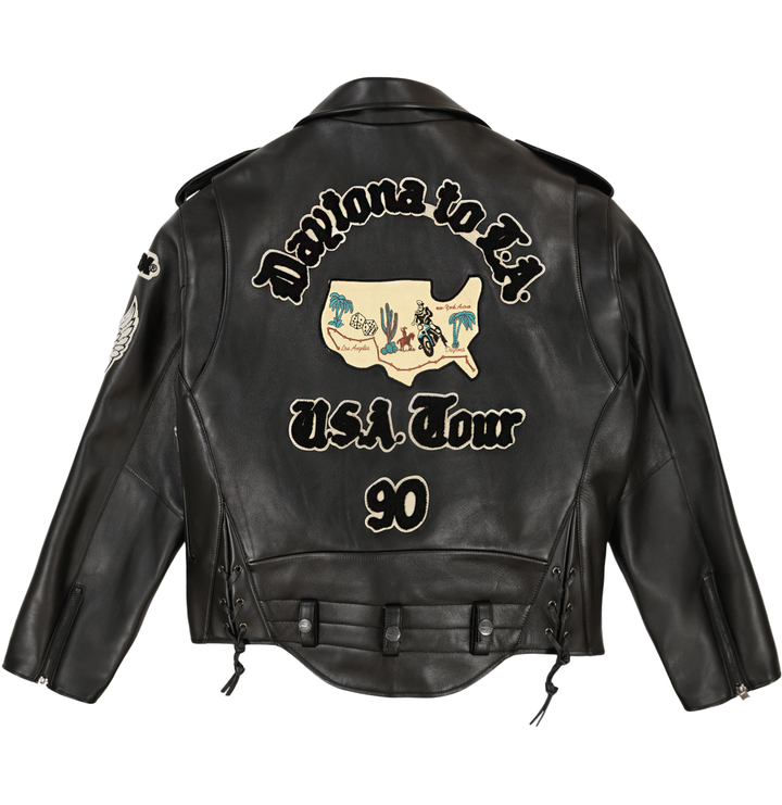 USA TOUR MOTORCYCLE JACKET - Rare Leather