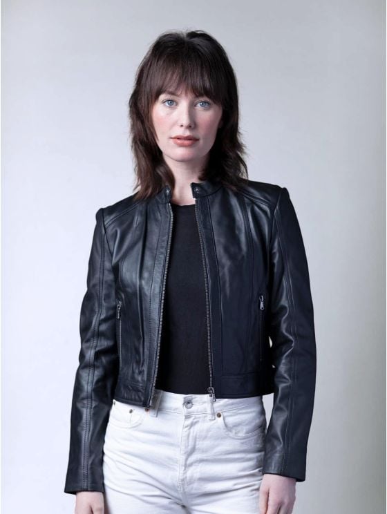 Loweswater II Leather Racer Jacket