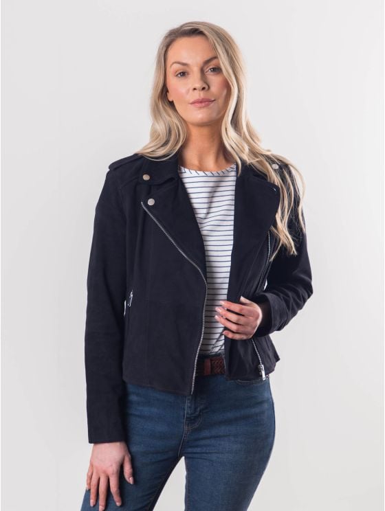 Staveley Suede Biker Jacket