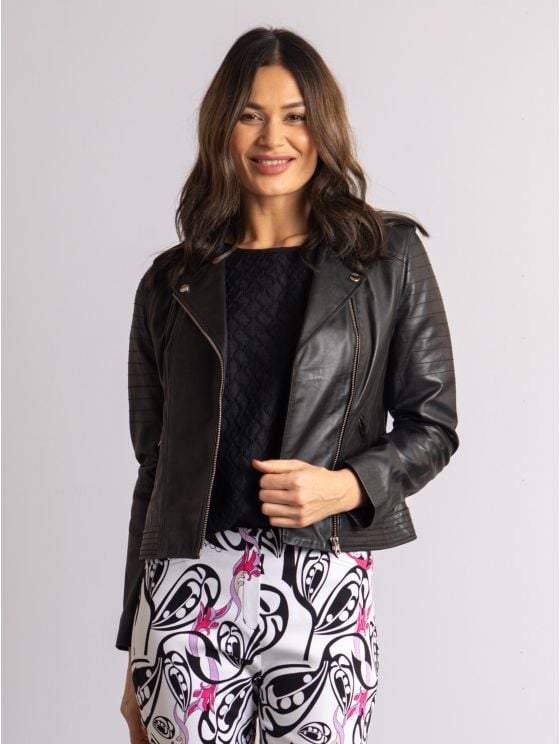 Esthwaite Leather Biker Jacket